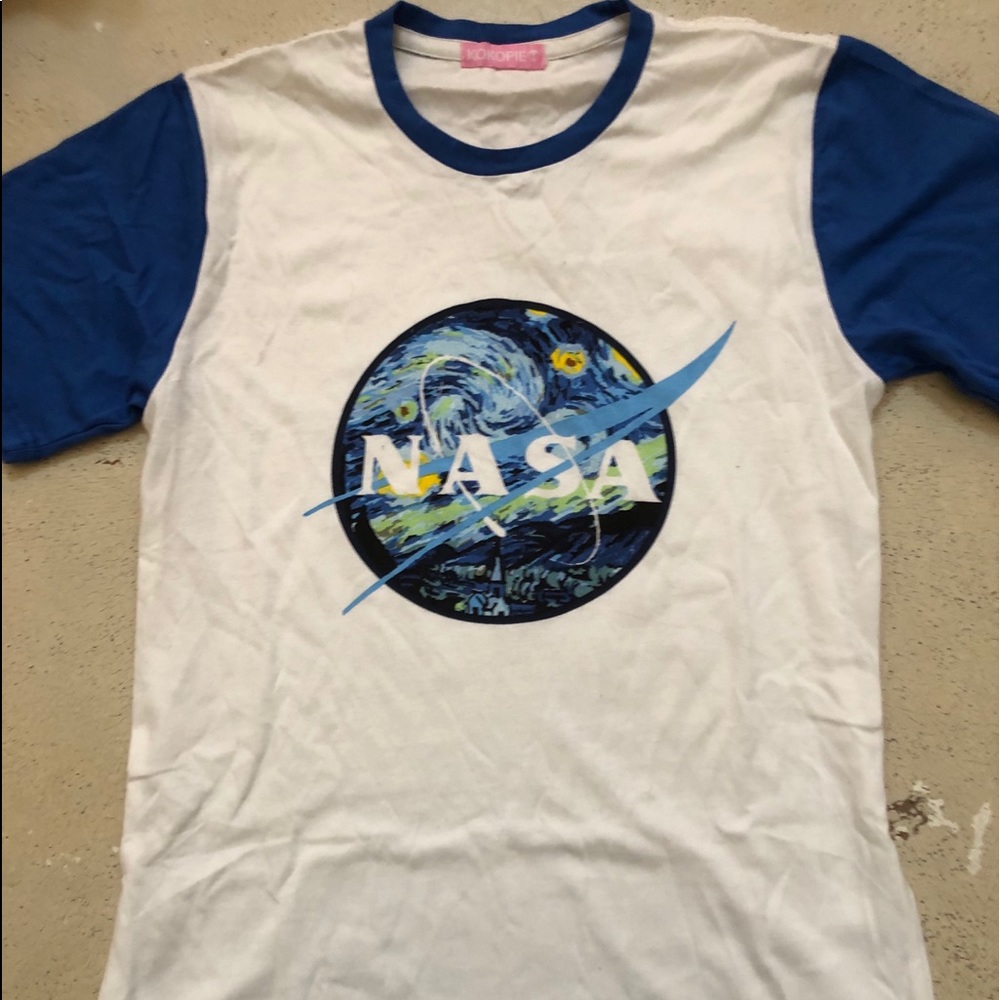 New KokoPie Unisex NASA ART Short Sleeve Tee